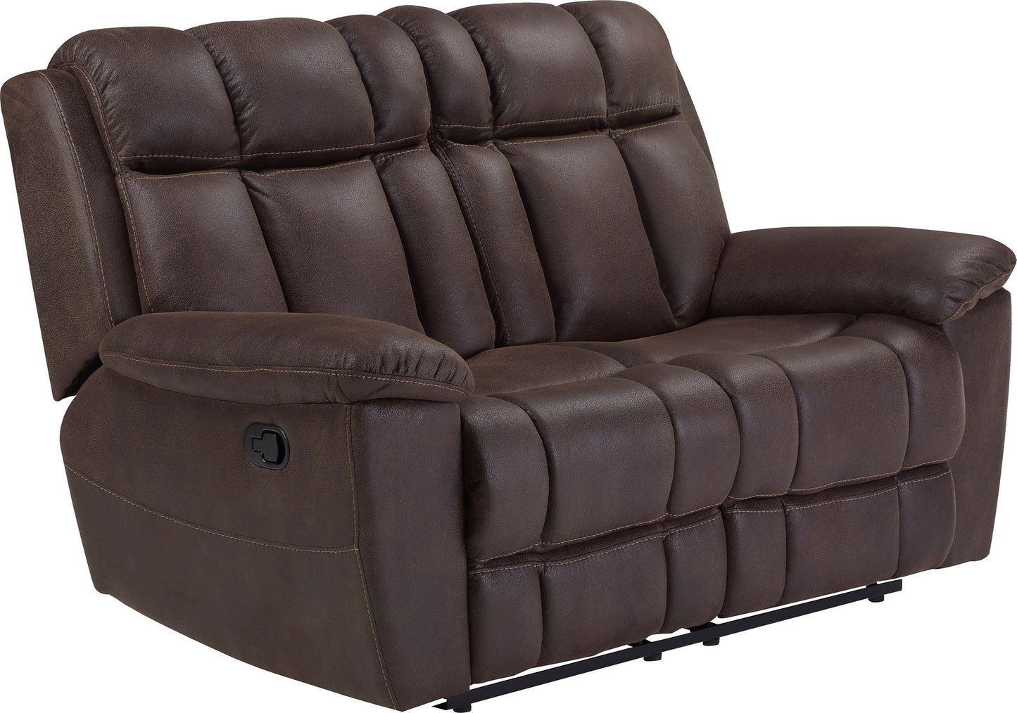 Goliath - Manual Loveseat - Arizona Brown