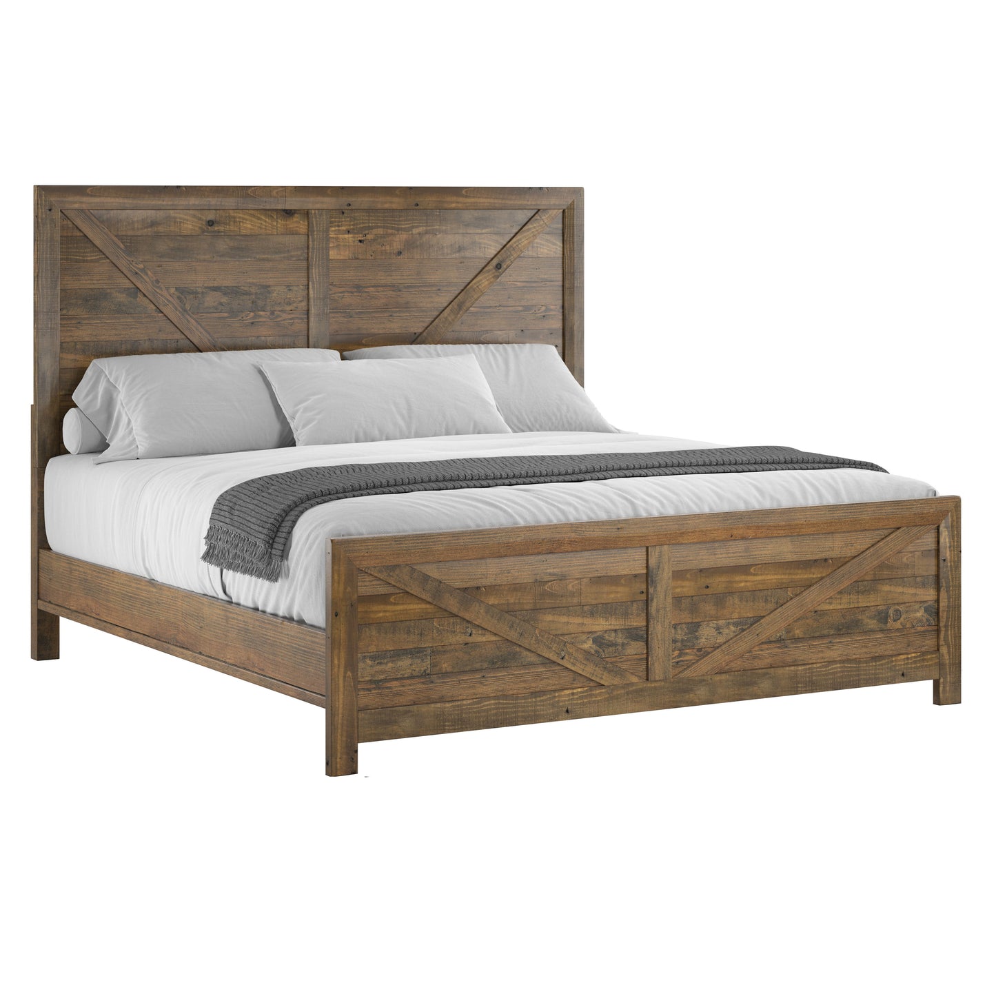 Pine Valley - Solid Wood Bed Kit - Caramel Brown