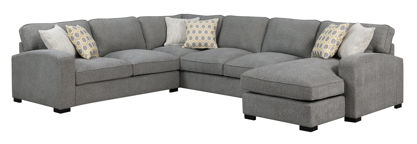 Repose - Sectional - Storm Gray