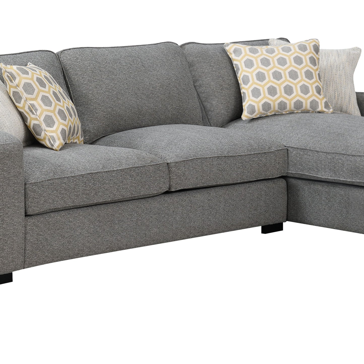 Repose - Rsf Chaise Sectional - Storm Gray