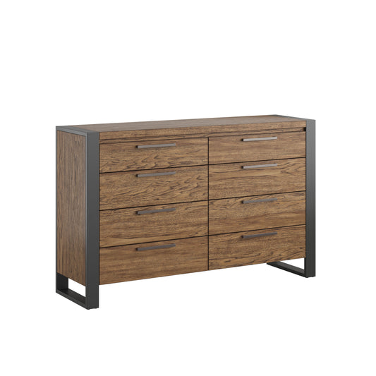 Hendrick - 8-Drawer Dresser - Sepia Brown