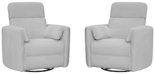 Radius - Manual Swivel Recliner (Set of 2)