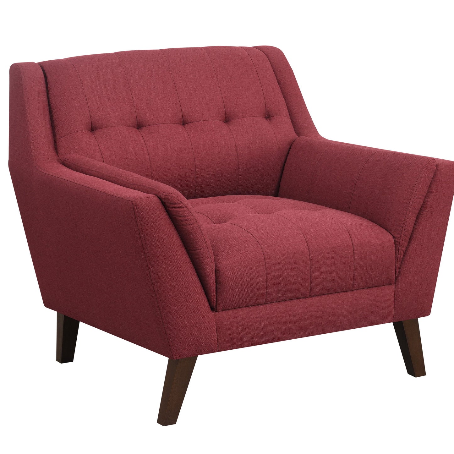 Binetti - Accent Chair - Brick Red