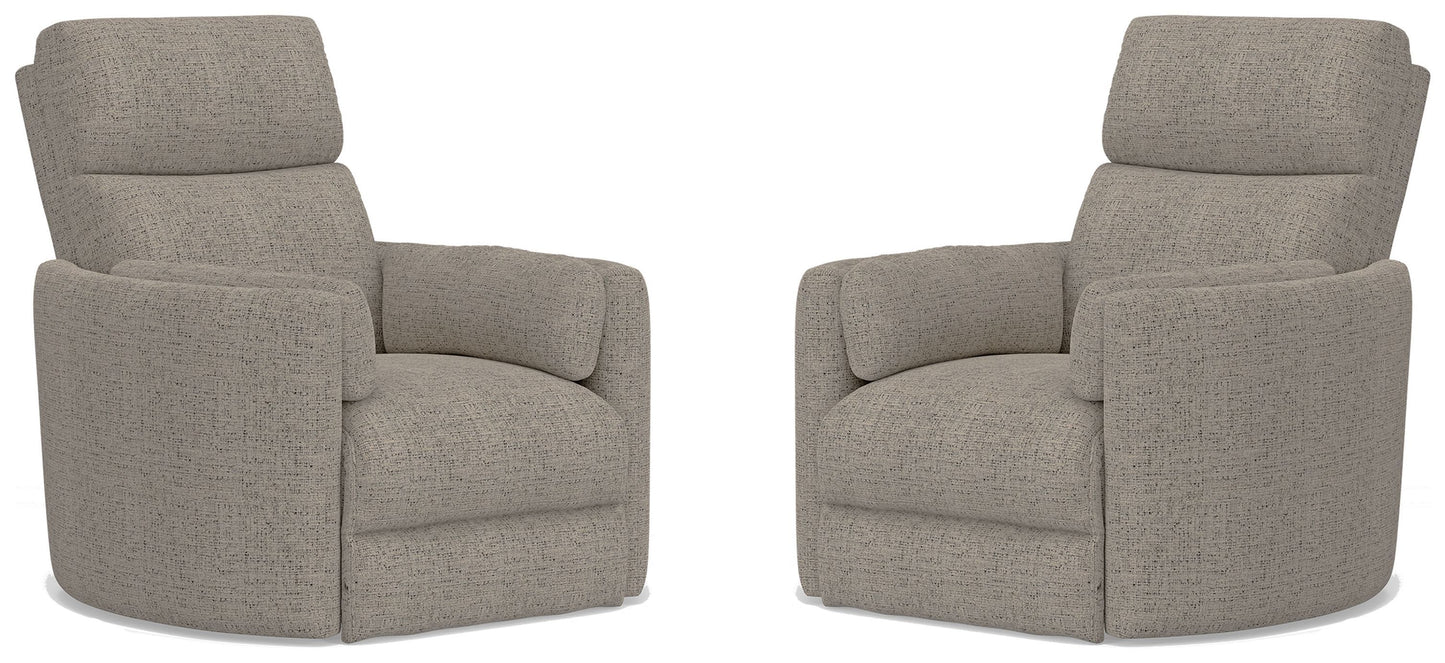 Radius - Manual Swivel Recliner (Set of 2)