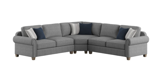 Sasha - Sectional - Stone Gray