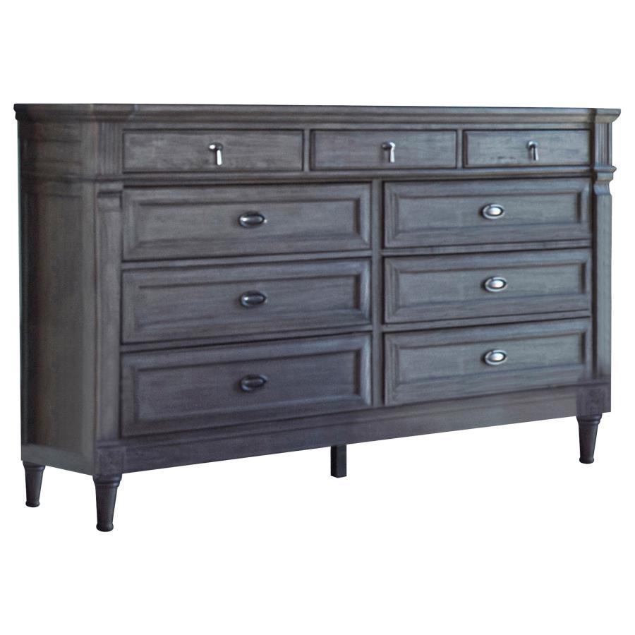 Alderwood - 9-Drawer Dresser - French Gray