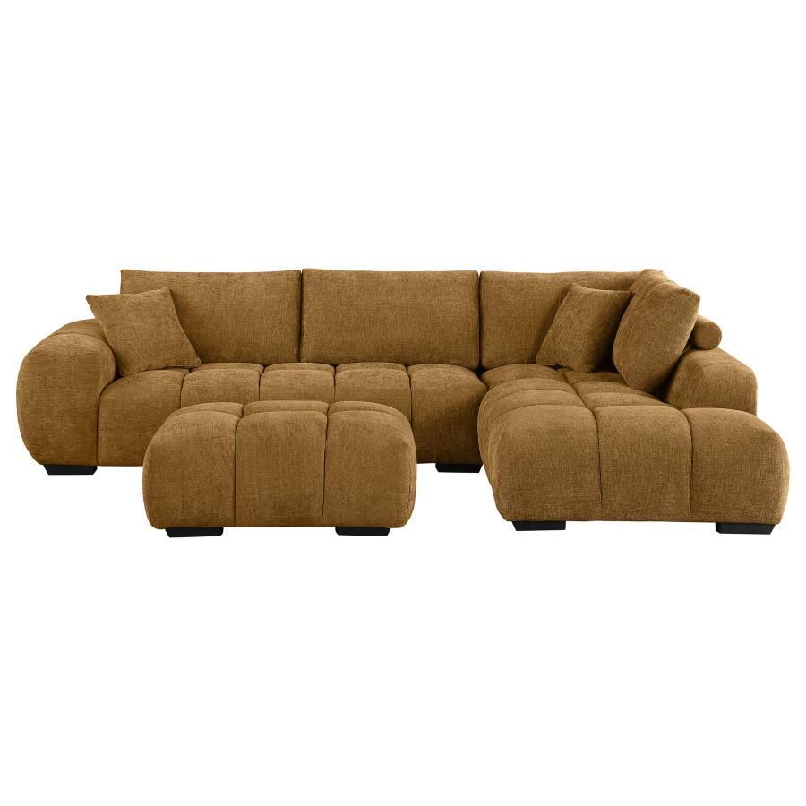 Camacho - Upholstered Sectional Sofa With Ottoman Set