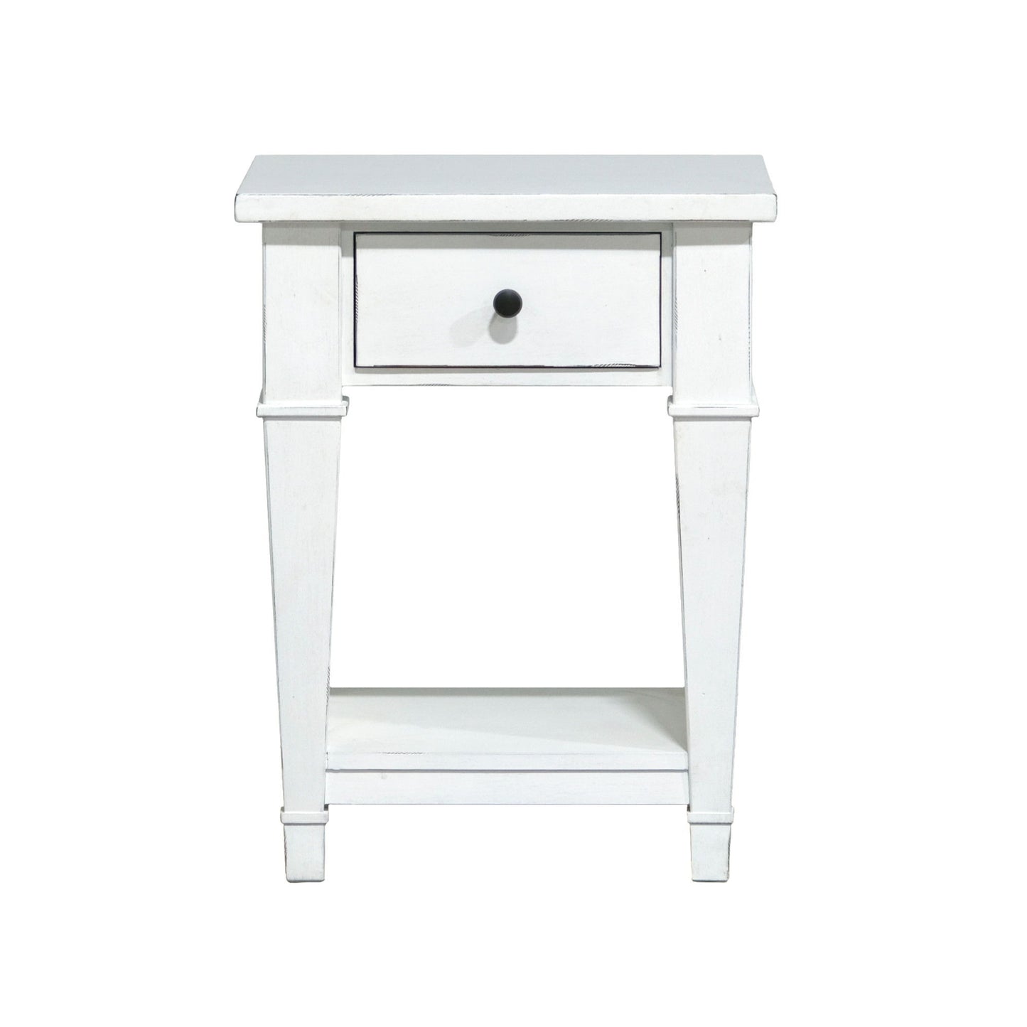 Stoney Creek - 1 Drawer Nightstand - Weathered White