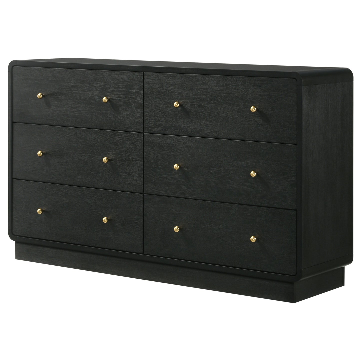 Cavelle - 6-Drawer Dresser Cabinet - Black