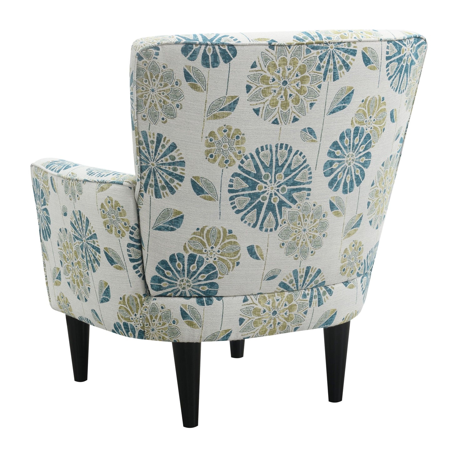 Flower Power - Accent Chair - Cascade Teal