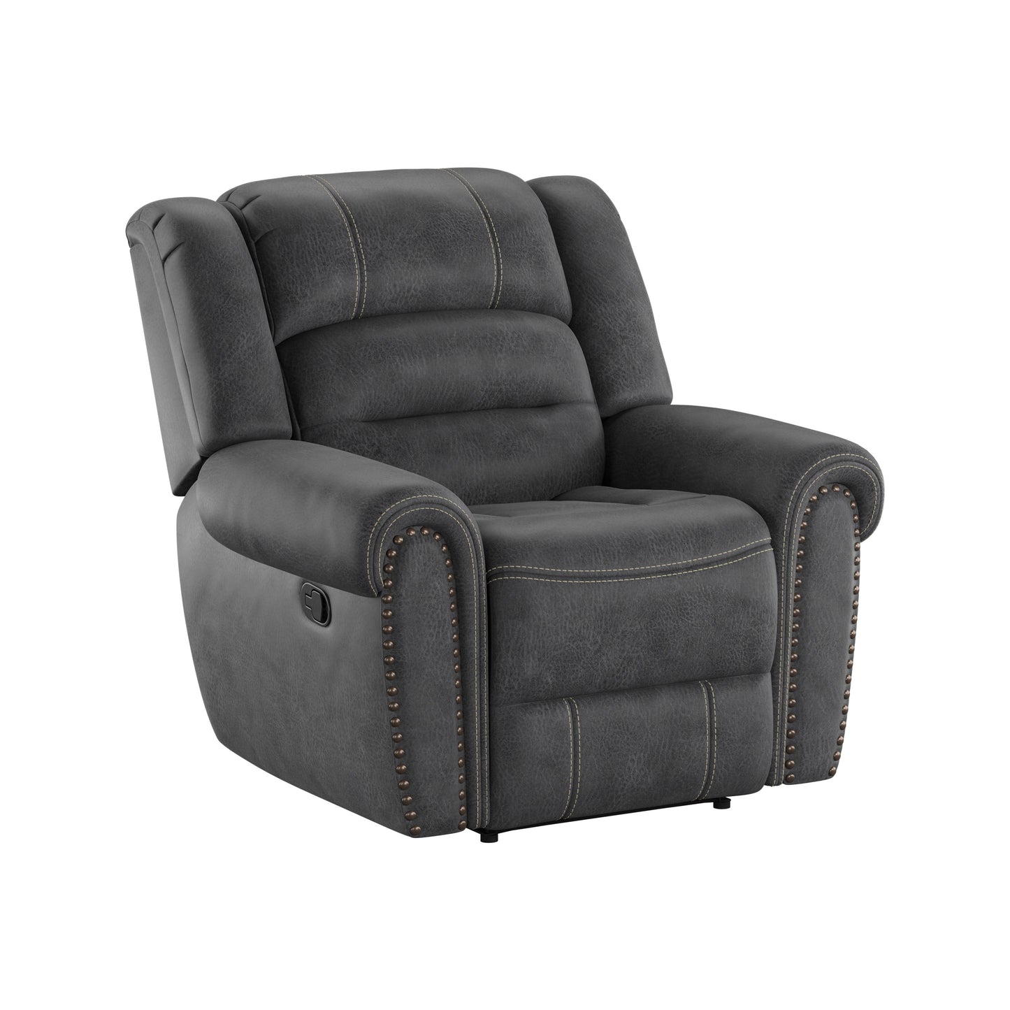 Baldwin - Gliding Recliner - Slate Gray