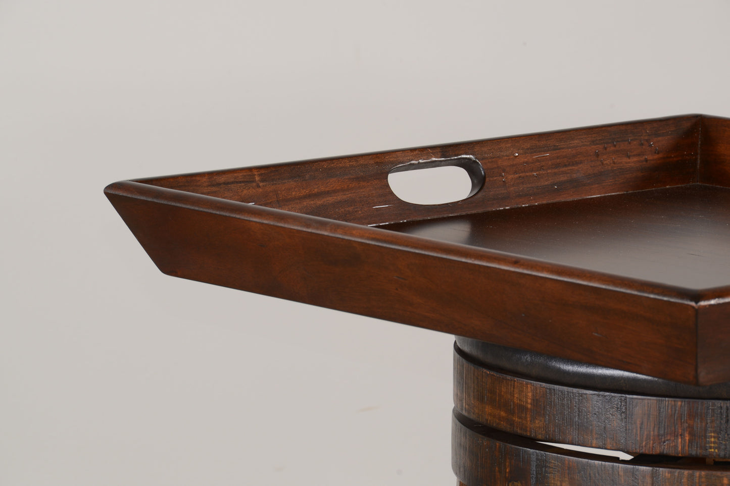 Santa Fe - Ottoman Tray - Dark Brown