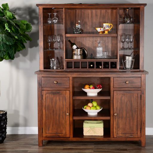 Tuscany - Hutch Only 38" - Dark Brown