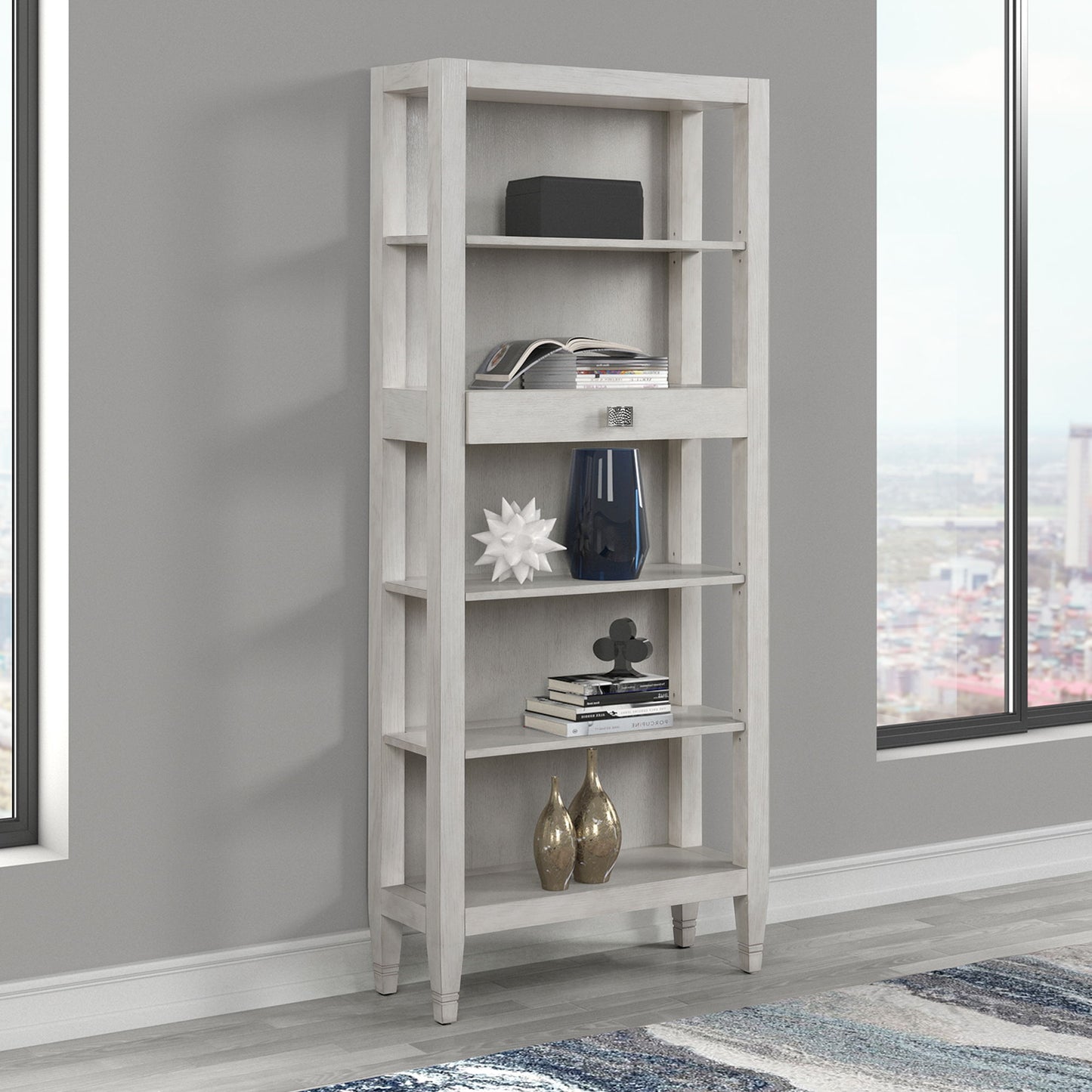 Addison - Bookcase - Chiffon White