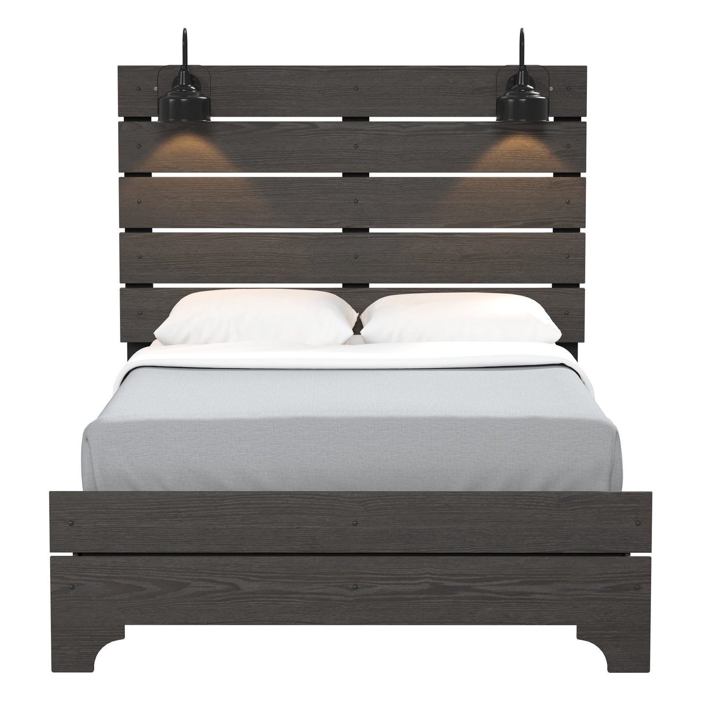 Thompson - Full Bed - Stone Brown