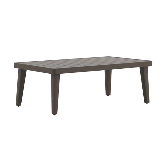 Genova - Patio Coffee Table - Dark Brown