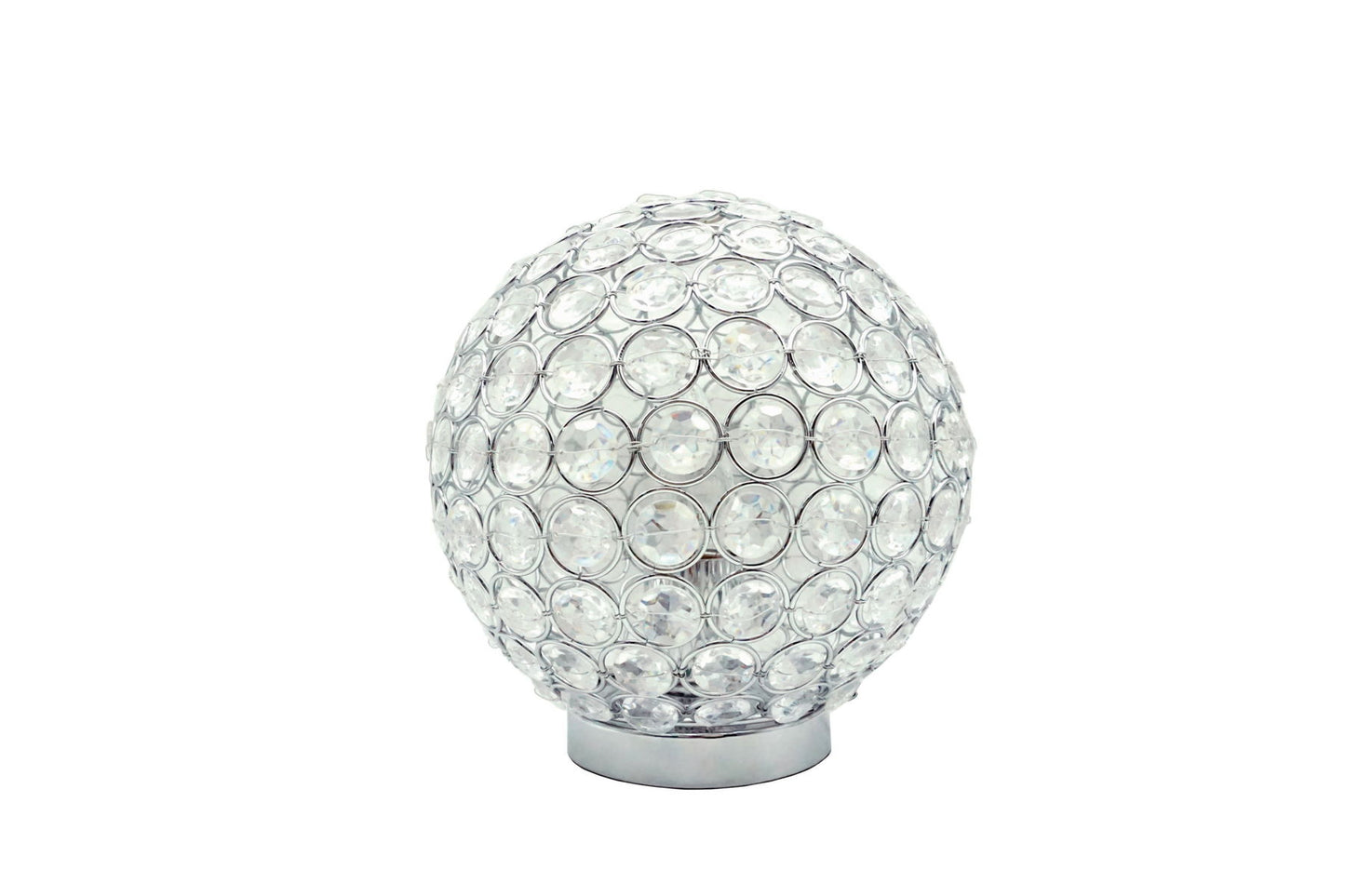 Crystal Globe - Table Lamp - Gray