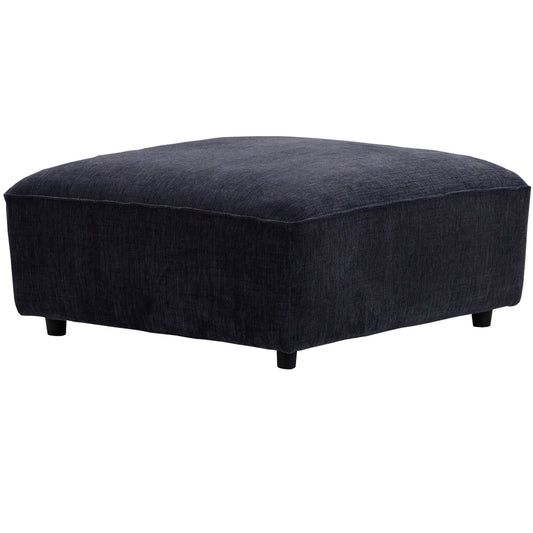 Recess - Ottoman With Casters - Reptile Blue