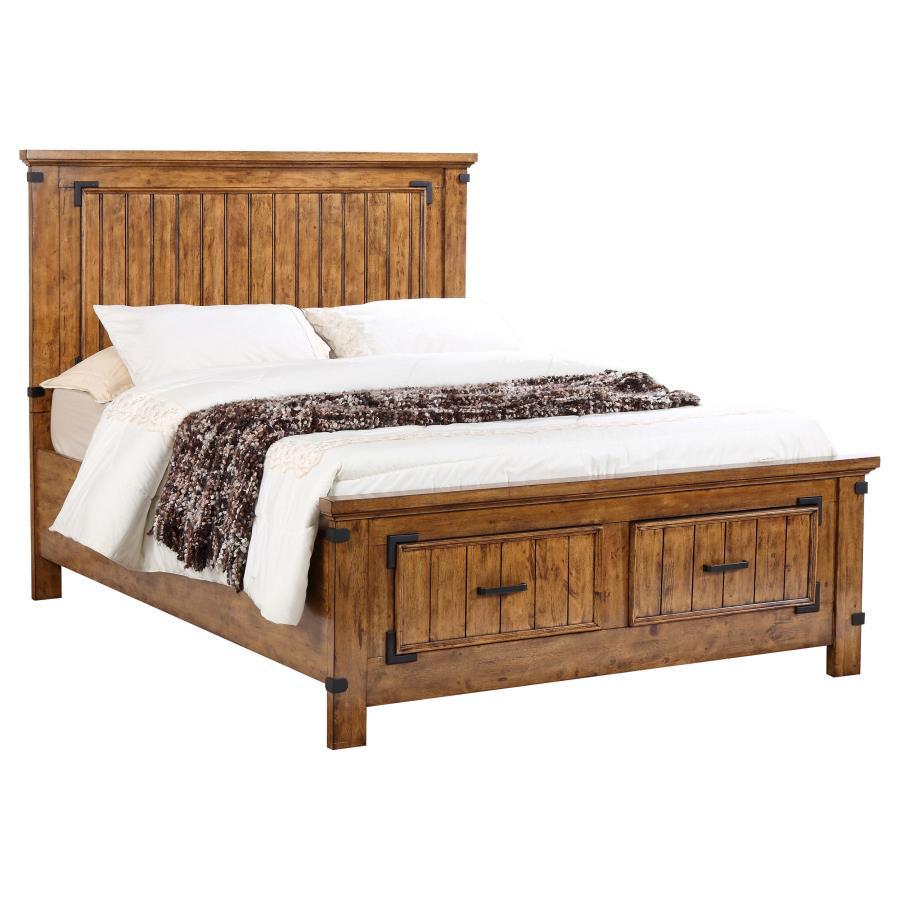 Brenner - Wood Storage Panel Bed