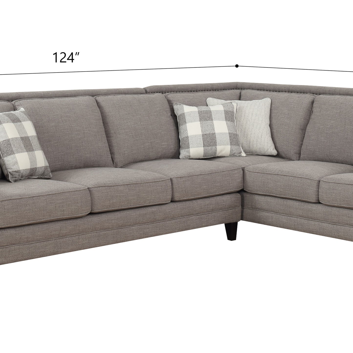 Willow Creek - Sectional - Pebble Brown