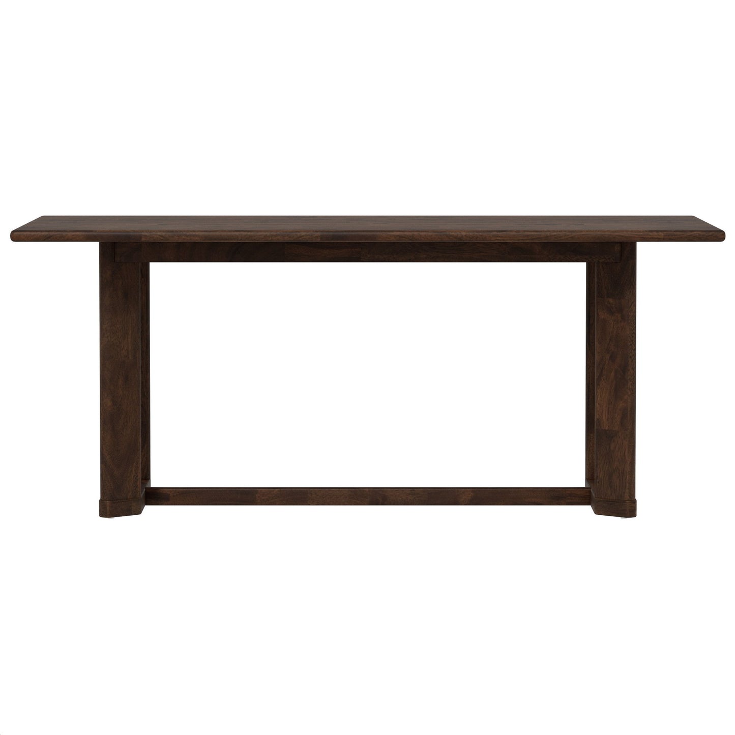 Ronan - Trestle Dining Table - Rich Brown