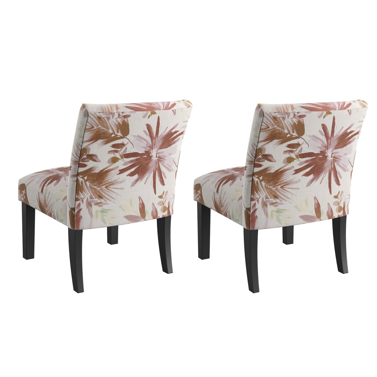 Vera - Accent Chair - Crimson Floral