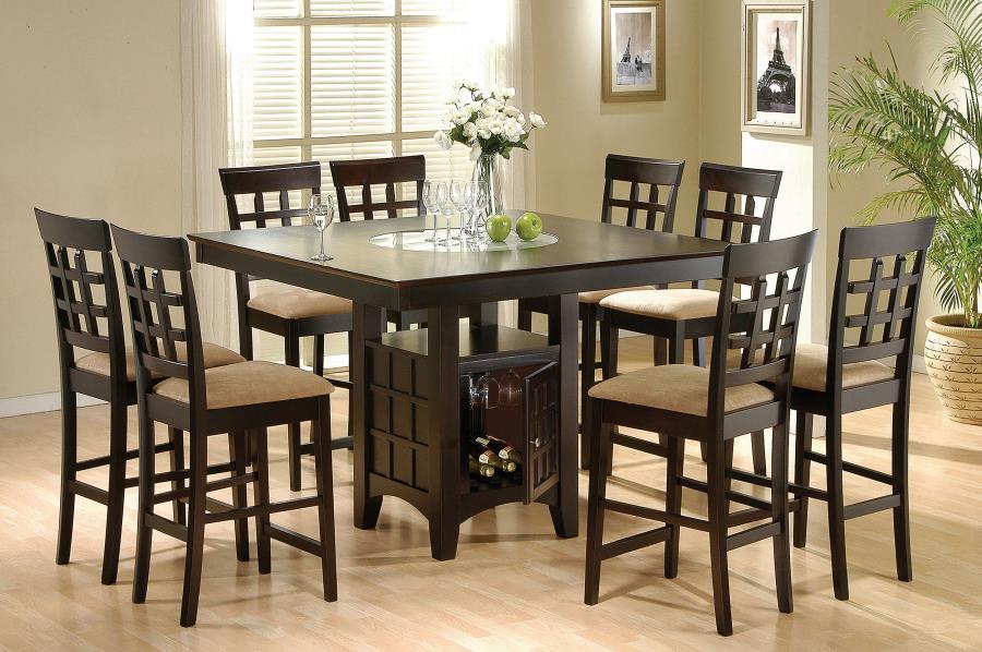 Counter height table with best sale 8 chairs