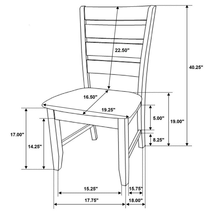 6 PC DINING SET