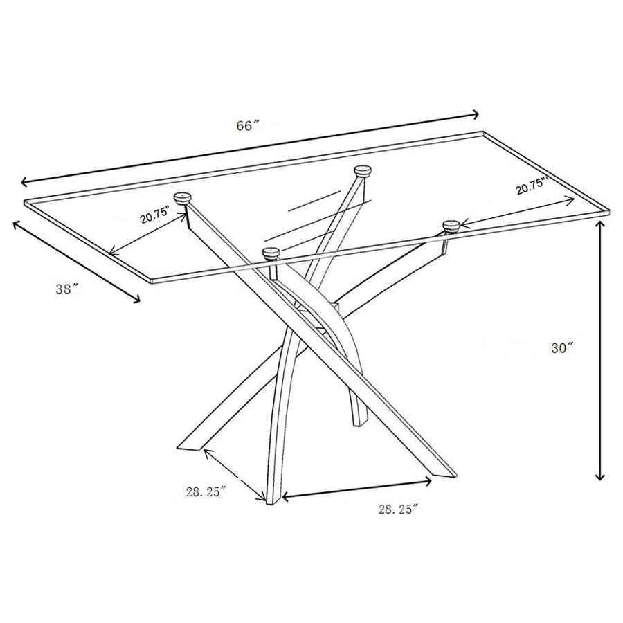 5 PC DINING SET