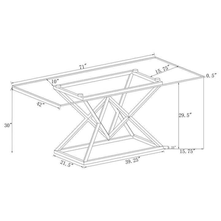 5 PC DINING SET