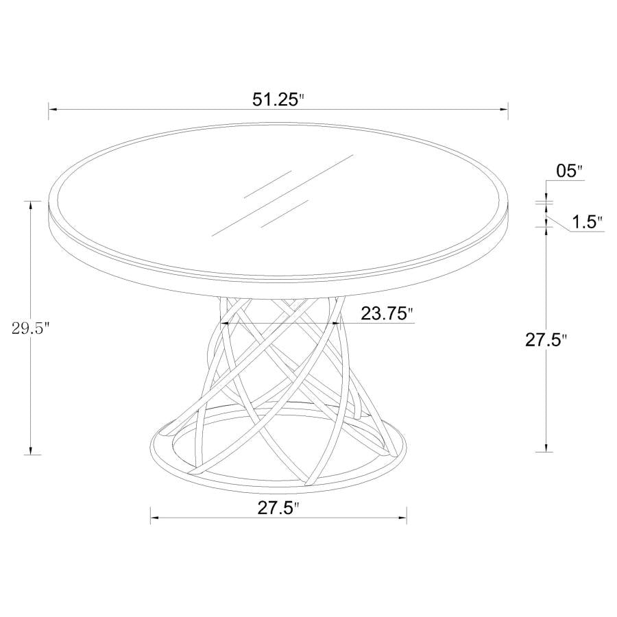 5 PC DINING SET