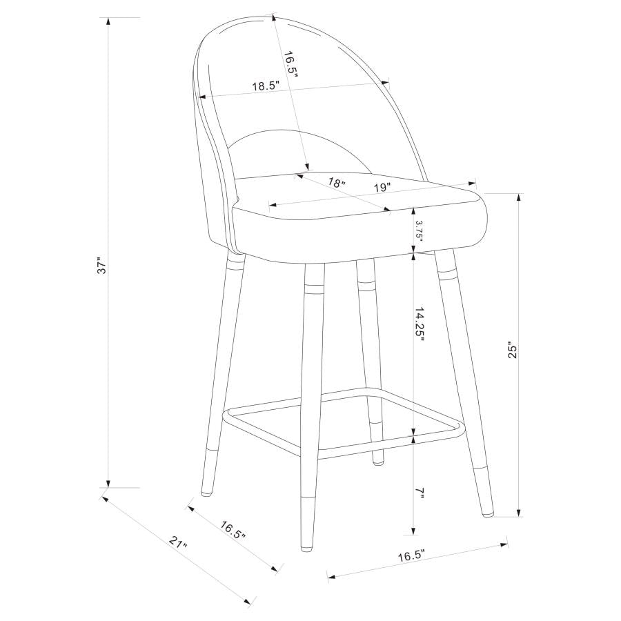 5 PC COUNTER HEIGHT DINING SET