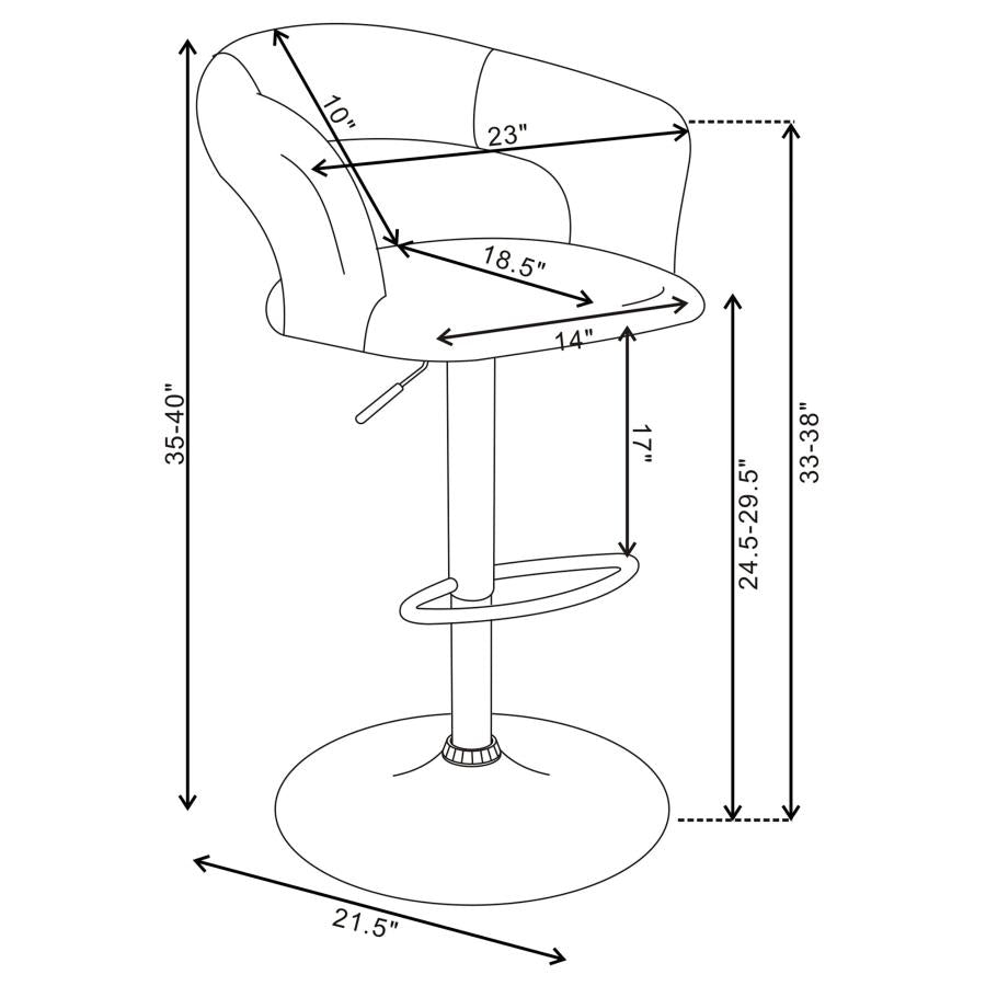 ADJUSTABLE BAR STOOL