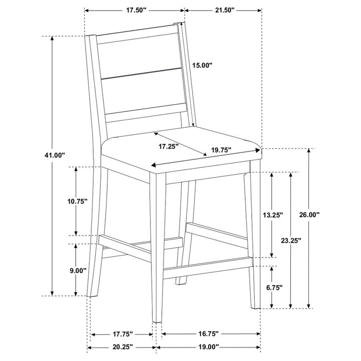 5 PC COUNTER HEIGHT DINING SET