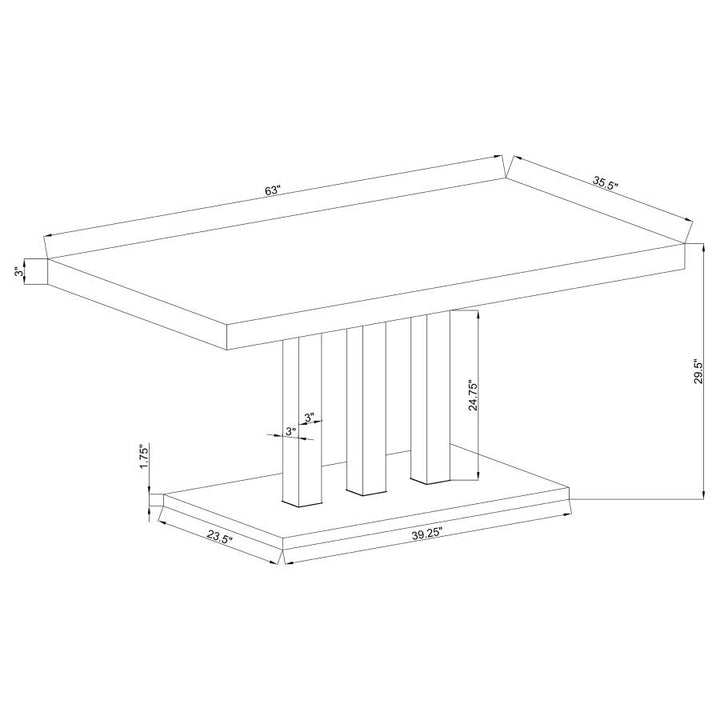 5 PC DINING SET