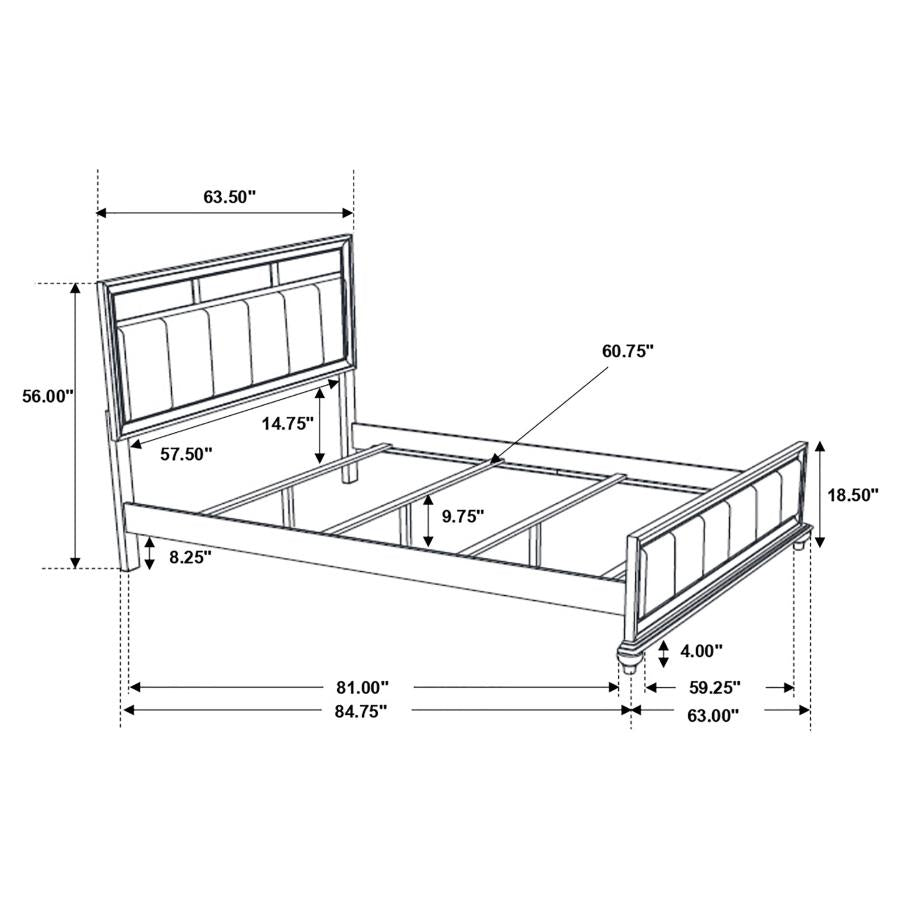 QUEEN BED 5 PC SET