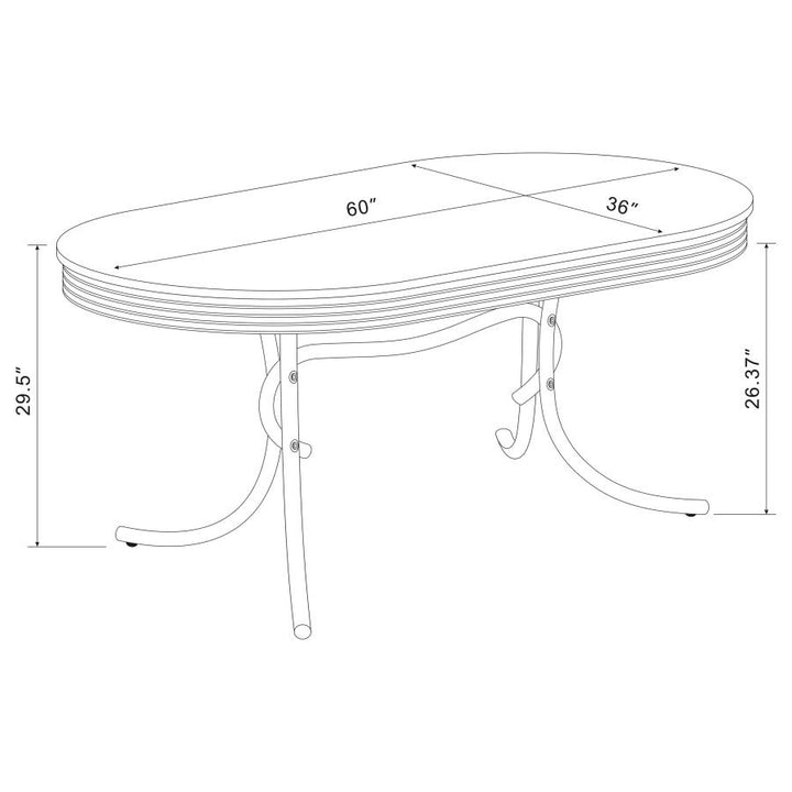 5 PC DINING SET