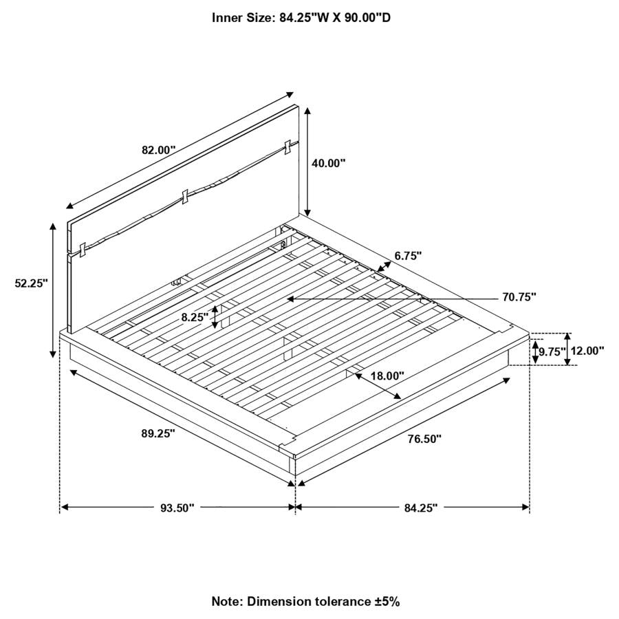 CALIFORNIA KING BED