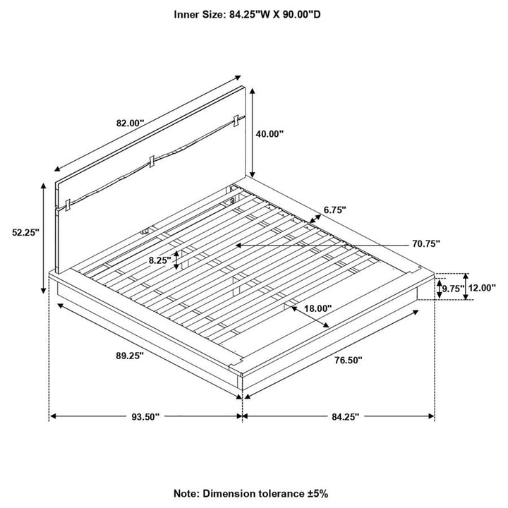 CALIFORNIA KING BED