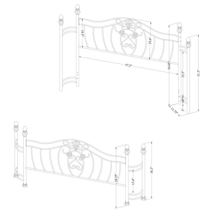 QUEEN HEADBOARD / FOOTBOARD