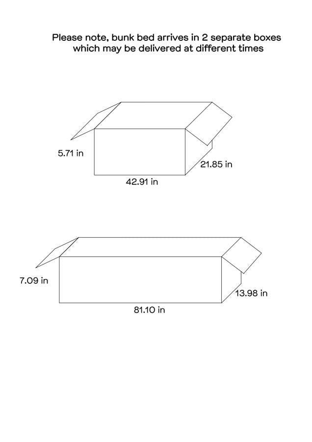 TWIN / TWIN BUNK BED