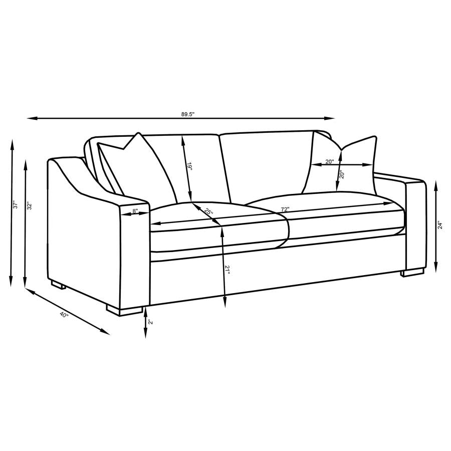 2 PC SOFA SET