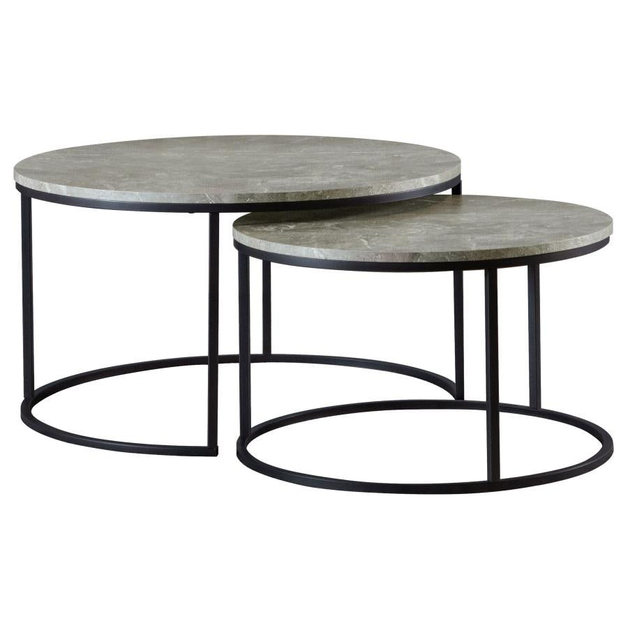 2 PC NESTING COFFEE TABLE