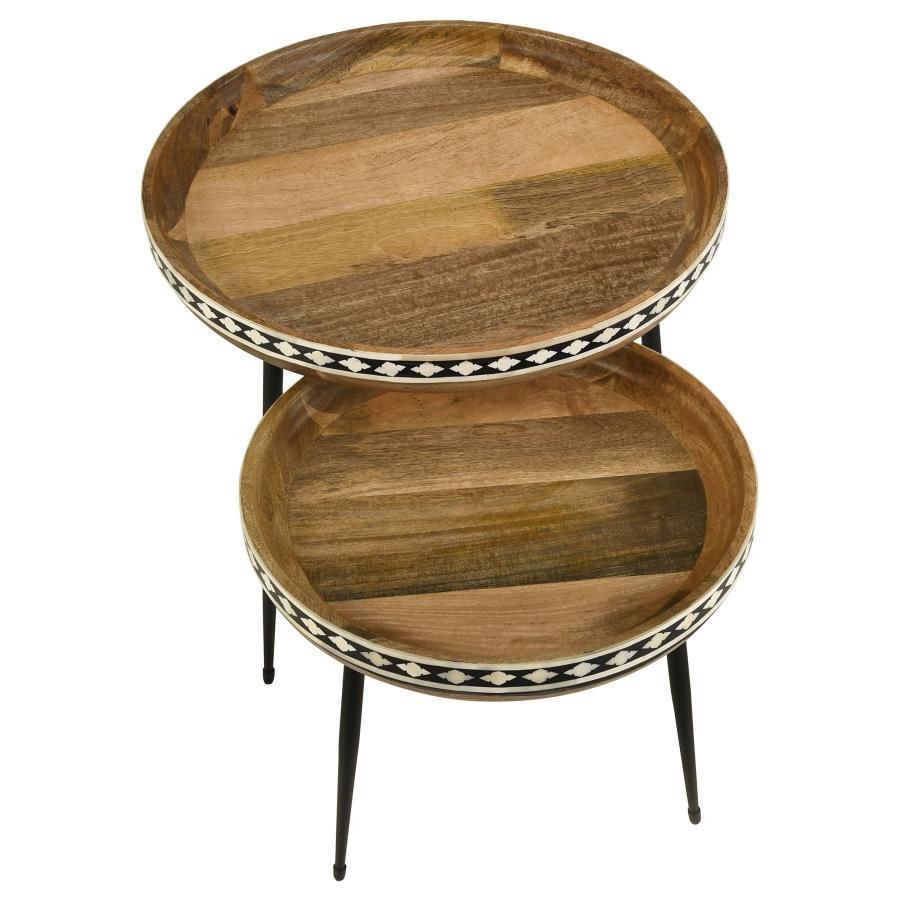 2 PC NESTING TABLE