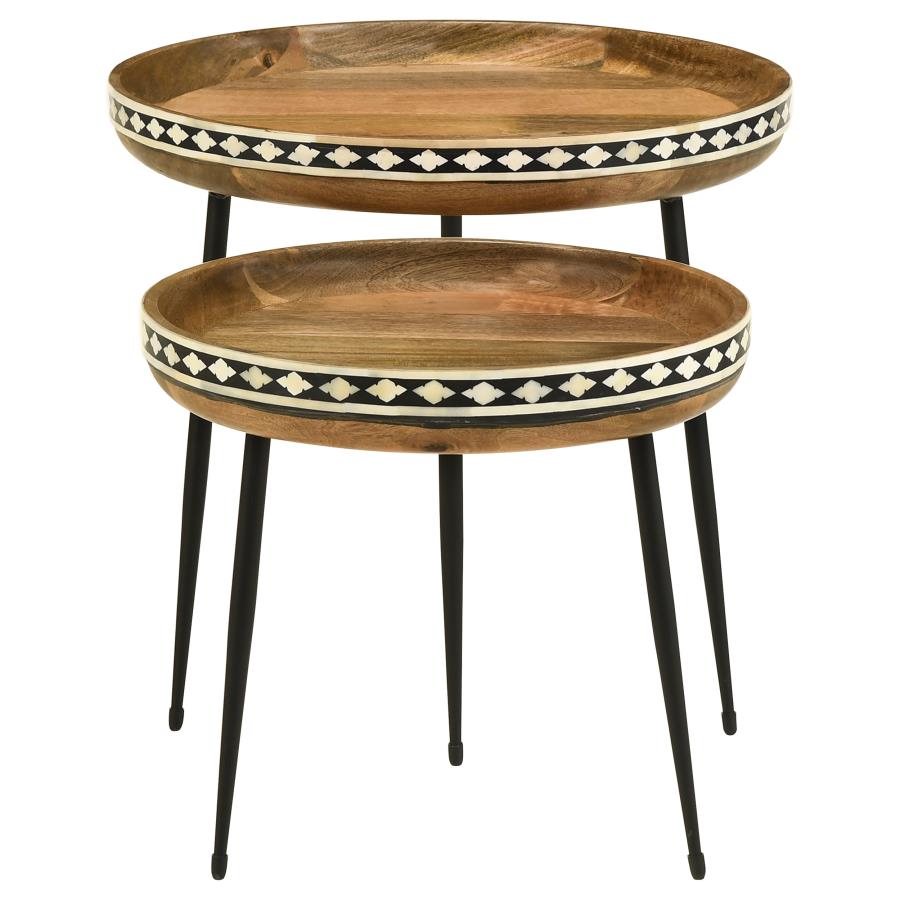 2 PC NESTING TABLE