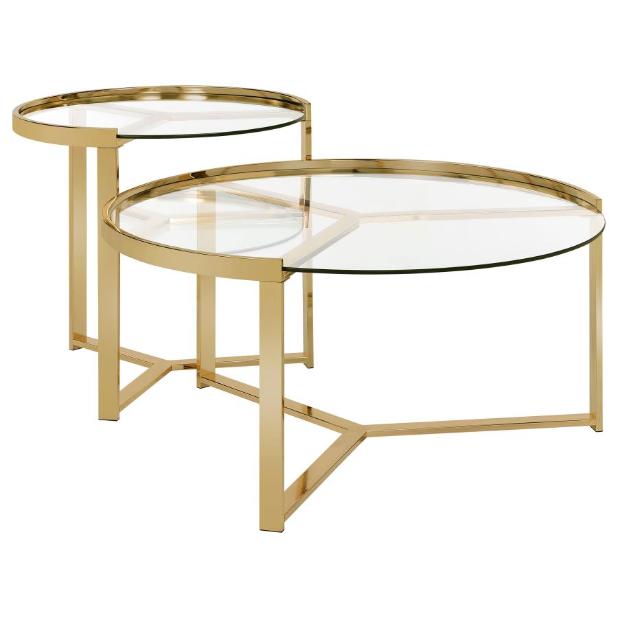 2 PC NESTING COFFEE TABLE