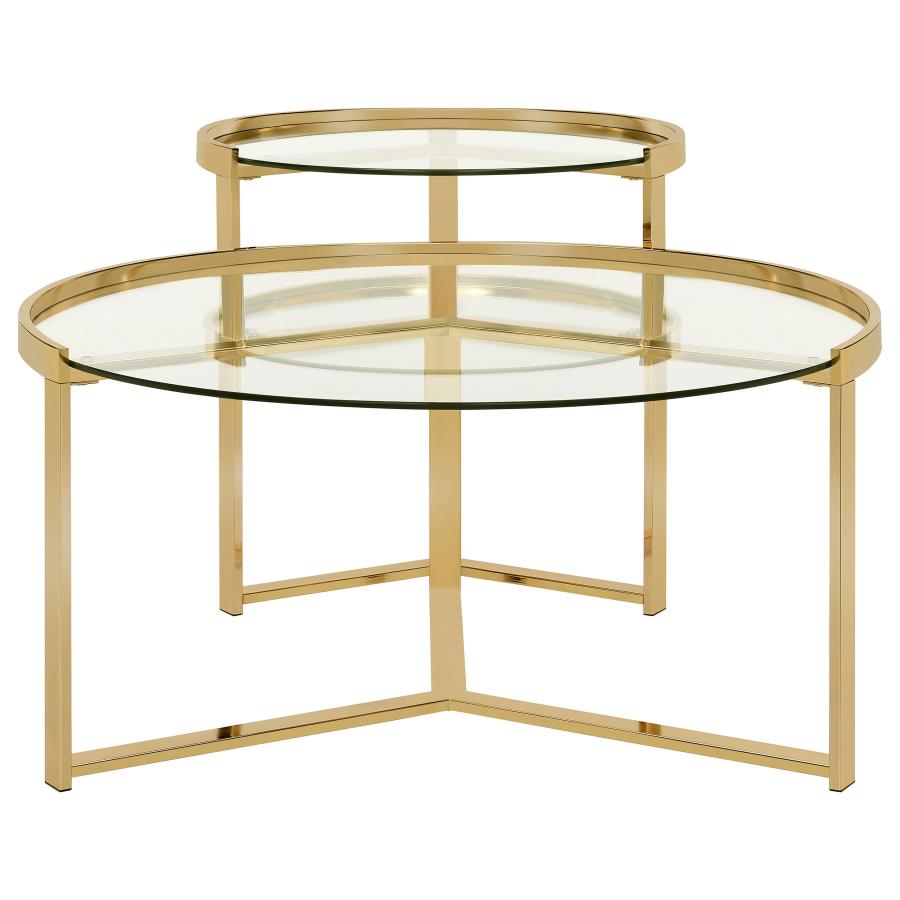 2 PC NESTING COFFEE TABLE