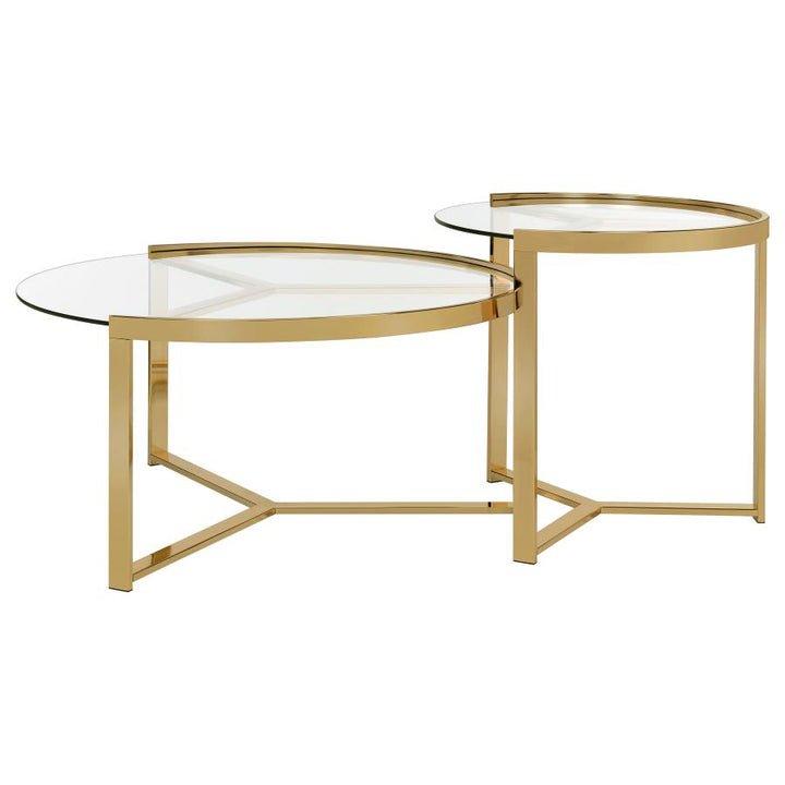 2 PC NESTING COFFEE TABLE