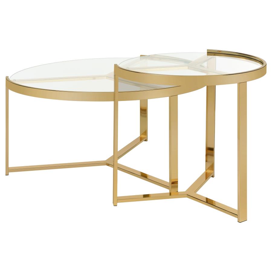 2 PC NESTING COFFEE TABLE