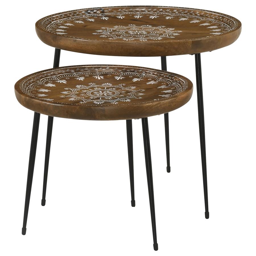 2 PC NESTING TABLE